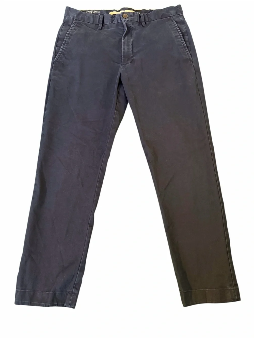 Banana Republic Factory Lived-In Chino Skinny Fit Pants Men’s 31x30 Navy Stretch